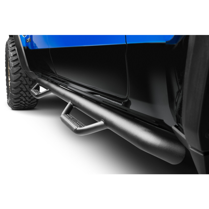 N-Fab Side Steps Cab Length Textured Black Steel Model D1980CC-TX