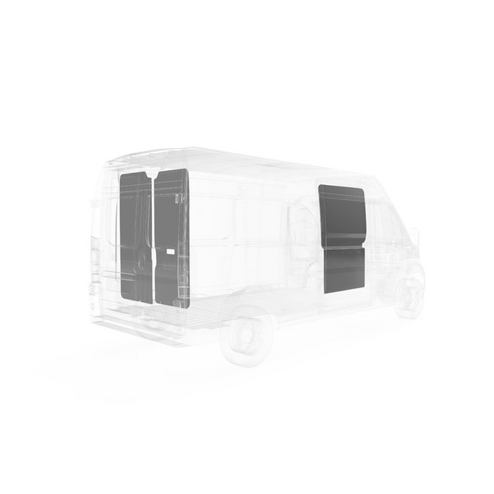 LEGEND DuraTherm Door Liner RAM ProMaster 159" EXT Cargo Van Super High Roof - Textured Grey Model 653-114-2613.J