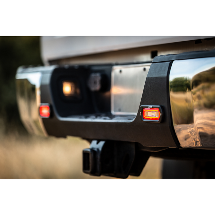 Rigid Industries SR-L Series Off-Road Spreader Pod, Flush Mount, Red Halo, Pair Model 53222