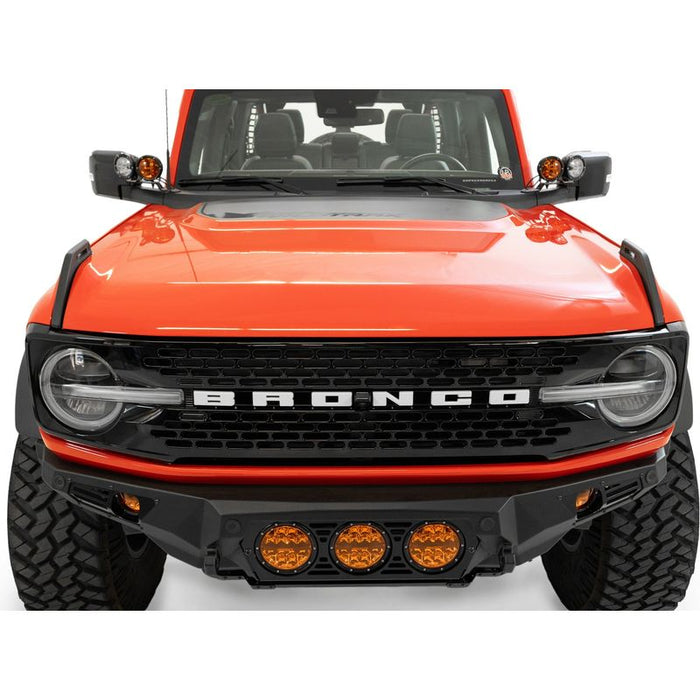 Addictive Desert Designs 21-23 Ford Bronco & Bronco Raptor Dual Ditch Light Mounts Model AC2301801NA