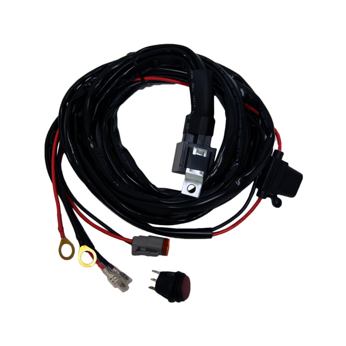 Rigid Industries Wire Harness, Fits 20-50 Inch SR-Series And 10-30 Inch E-Series Model 40193