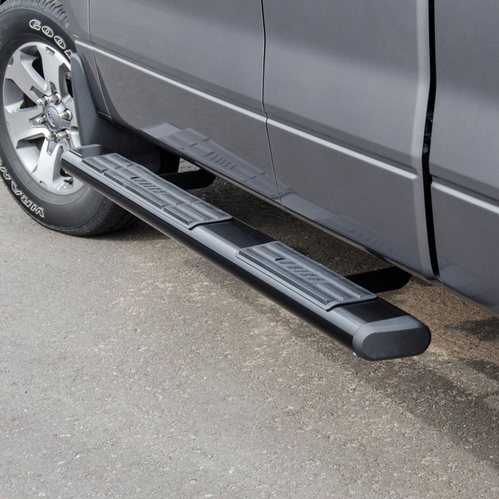ARIES 6" x 91" Black Aluminum Oval Step Nerf Bars Model 4445020