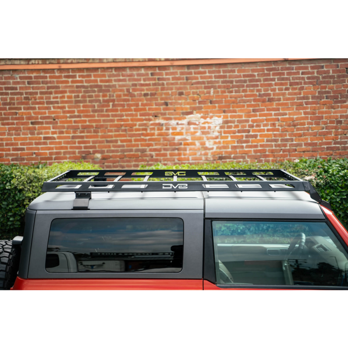 DV8 Offroad 2021-2025 Ford Bronco 2-Door Hard Top Roof Rack Model RRBR-03