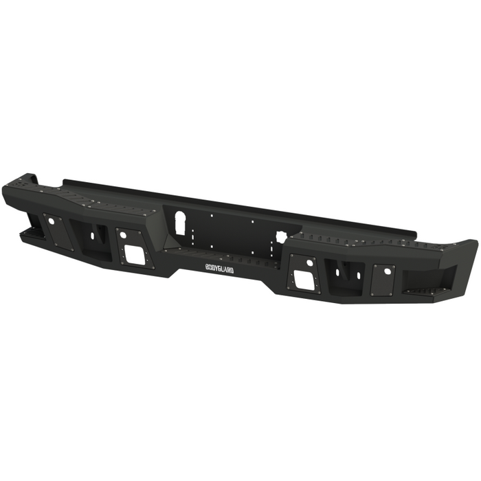 Bodyguard A2 Rear - Sensor Cutouts Light Cutouts Texture Black Powder Coat Model DFC20BYT