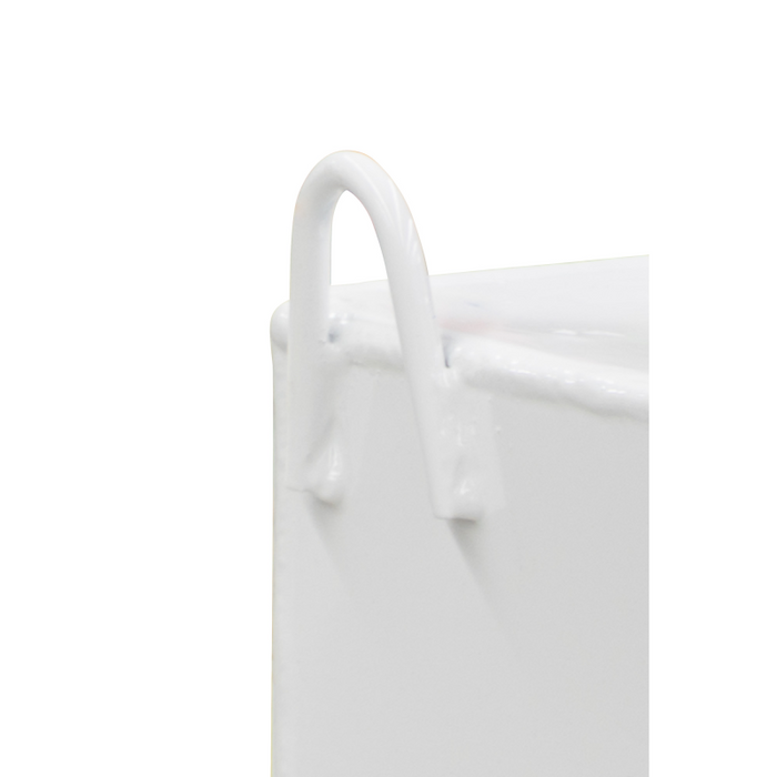 Better Built 50 Gallon White Steel Heavy Duty Series Square Liquid Transfer Tank Model 29224165