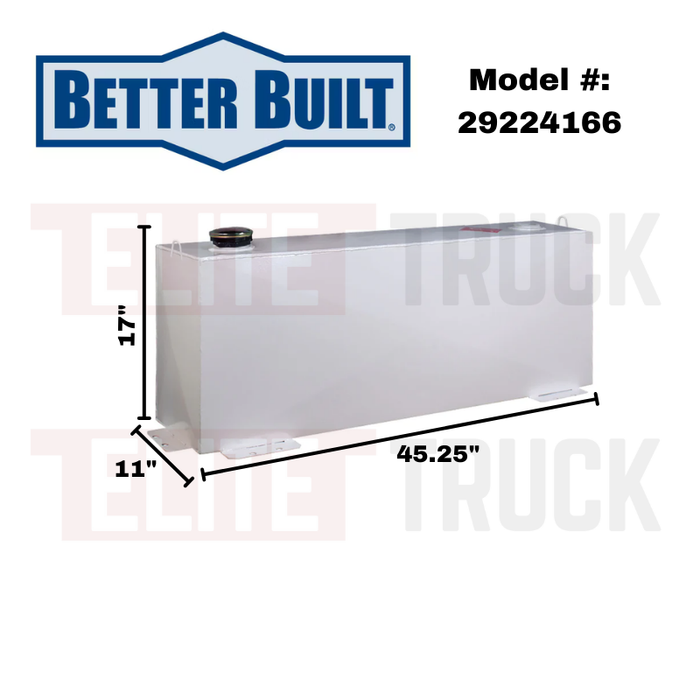 Better Built 36 Gallon White Steel Heavy Duty Series Vertical Liquid Transfer Tank Model 29224166