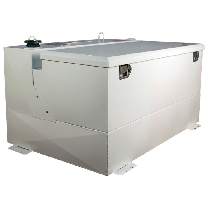 Better Built 75 Gallon White Steel Heavy Duty Series Liquid Transfer Tank & Toolbox Combo Model 29224168