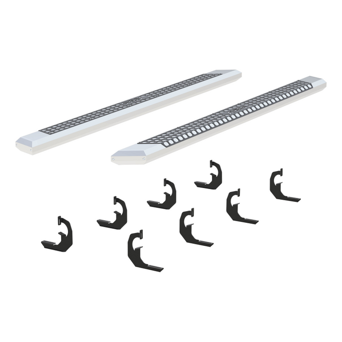 ARIES AdvantEDGE 5-1/2" x 91" Chrome Aluminum Running Boards Model 2555047