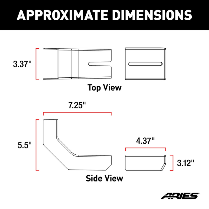 ARIES VersaTrac Bracket Covers (8-Pack) Model 2055180