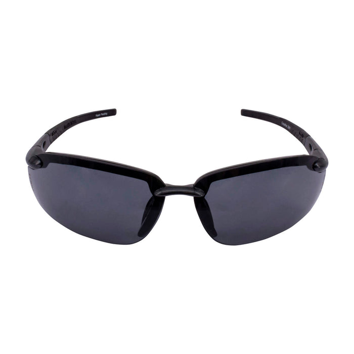 Radians Crossfire ES5 Premium Safety Eyewear, Pearl Black Frame / Smoke Lens RNS2961