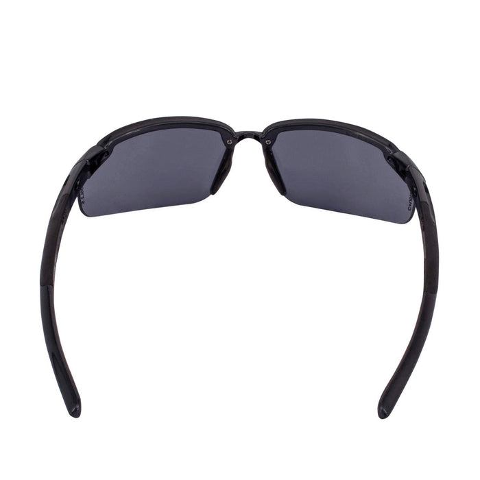 Radians Crossfire ES5 Premium Safety Eyewear, Pearl Black Frame / Smoke Lens RNS2961