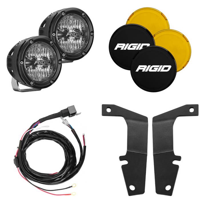 Rigid Industries A-Pillar Light Kit, Includes 4In 360-Series Drive Model 46704