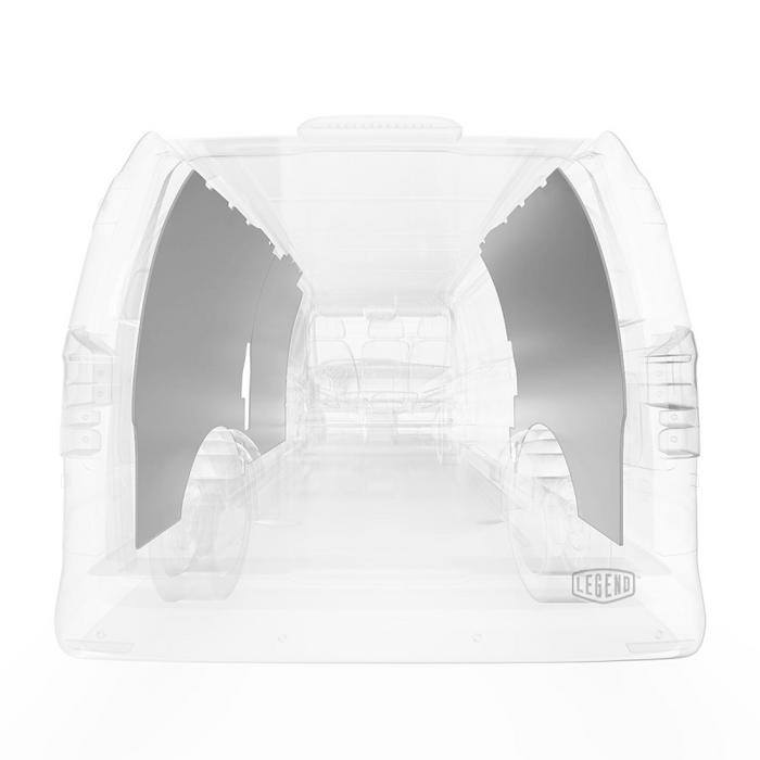 LEGEND EconoLite Wall Liner ONLY - Mercedes Metris 126" Wheelbase Cargo Van Low Roof- Textured Grey - Single Side Door Model 05M01-20