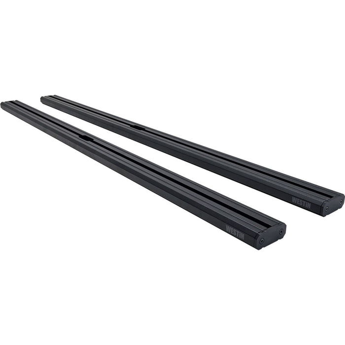 Westin EXP Truck Cap Cross Rails 51" L Pair Black Aluminum Model 16-10058