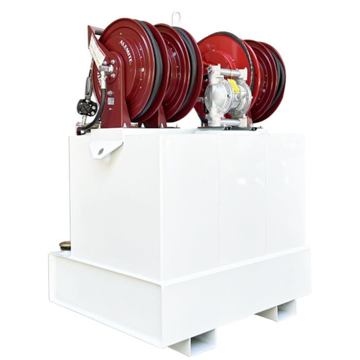 Taylor Pump & Lift 42"W x 36"D x 60"H Triple 30-Gal New Oil & 60-Gal Used Oil Lube Skid Model TPL 236-993