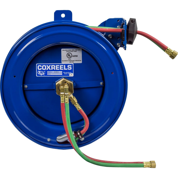 Coxreels SGW Series Side Mount Welding Hose Reel 1/4 in. x 75 ft. oxy-acet - Hose Included 200 PSI Model SG19W-175