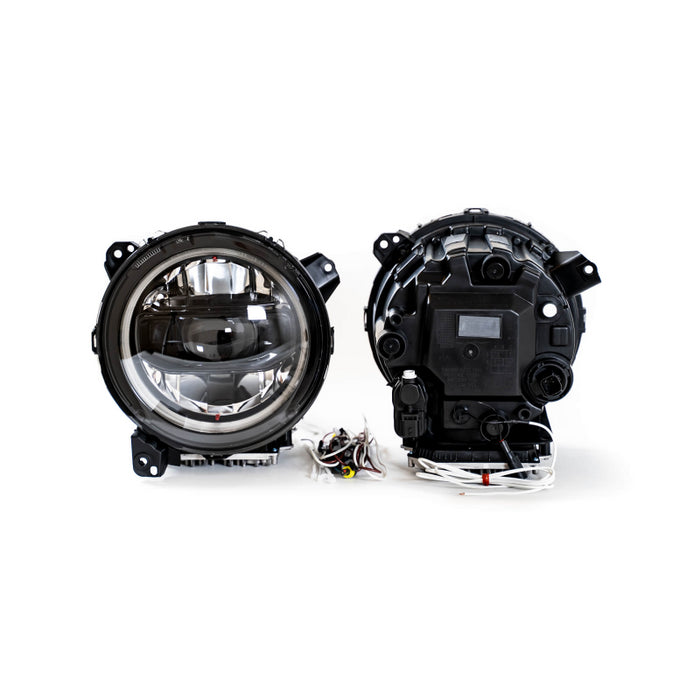 DV8 Offroad 2020-2025 Jeep Gladiator JT Wrangler LED Headlights Model HLCJL-02
