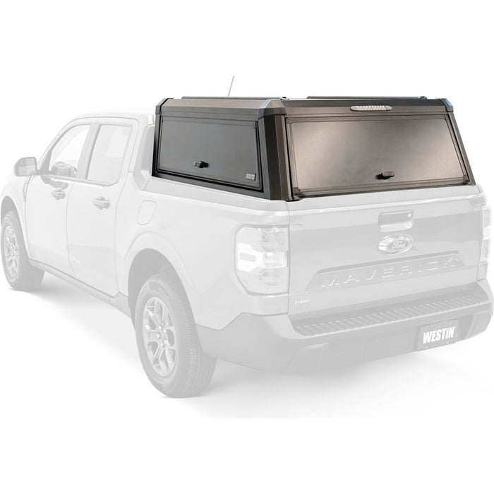Westin EXP Truck Cap Hi-Top with Solid Front Glass Matte Black Model 16-15795