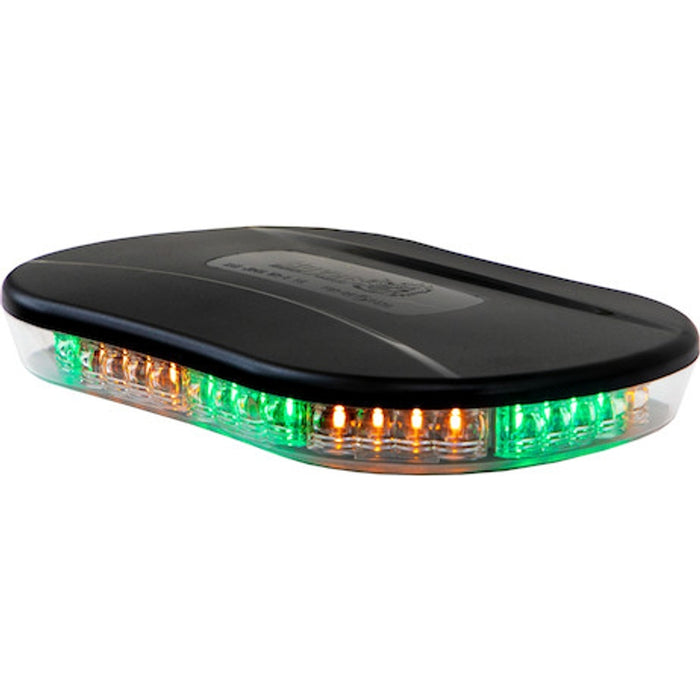 Buyers Products Class 1 Low Profile Oval Mini Light Bar - Amber/Green Model 8891089