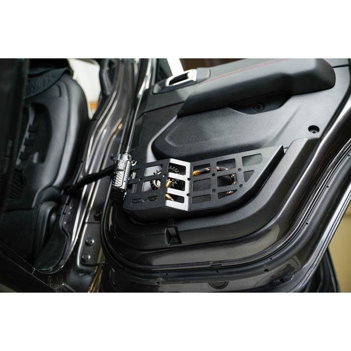 DV8 Offroad 2018-2026 Jeep Gladiator JT Wrangler JLU Rear Door Pocket Molle Panels Model MPJL-06