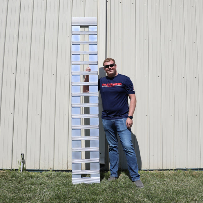 Gen-Y 1 pair Heavy Duty 8 foot Aluminum Loading Ramps 15" x 96" 5K Capacity Per Ramp Model GH-16096