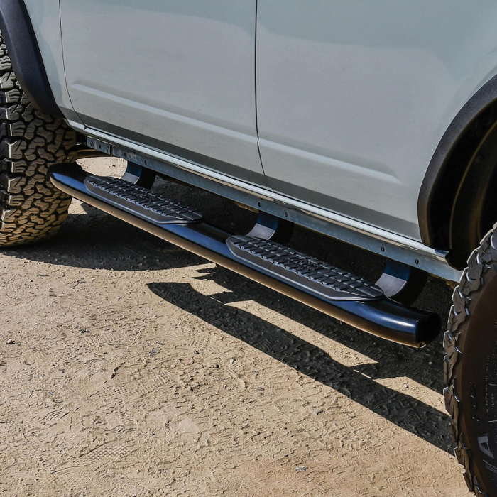 Westin PRO TRAXX 5 Oval Step Nerf Bars Black Steel Model 21-54195