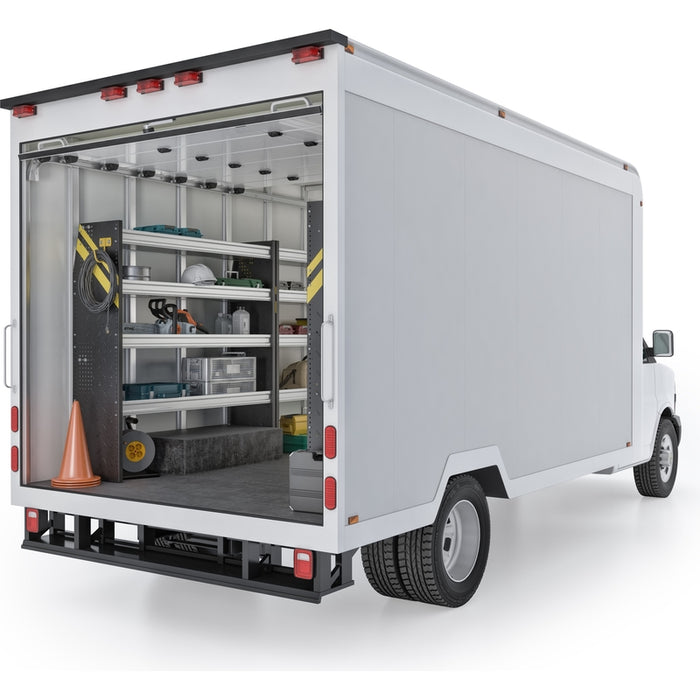 Ranger Design Contractor Van Shelving Package for 14' Box Truck - Enclosed Trailer Model BTL-10