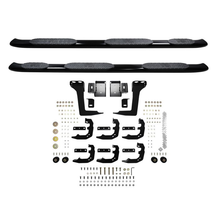 Westin PRO TRAXX 5 Oval Wheel to Wheel Step Nerf Bars Black Model 21-534705