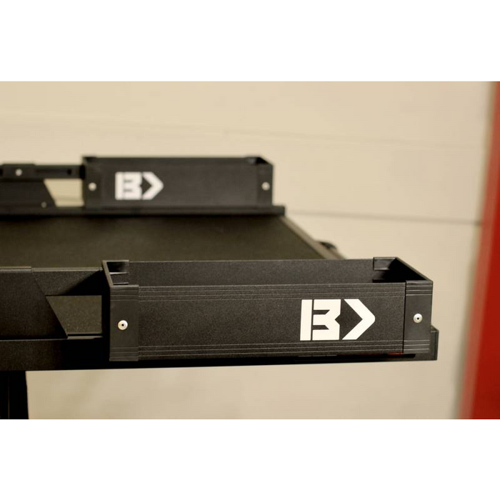 Bedslide BedBin Black Mini Kix 7 Inch X 18 Inch 2 pc Bin Kit Model BSA-MKB
