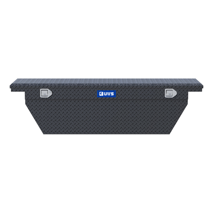 UWS 69" Deep Angled Truck Tool  Box - Low Profile Model TBSD-69-A-LP-MB