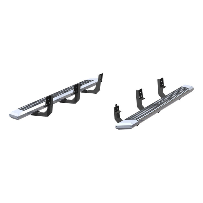 ARIES AdvantEDGE 5-1/2" x 85" Chrome Aluminum Side Bars, Select Ram 1500 to 5500 Model 2555006