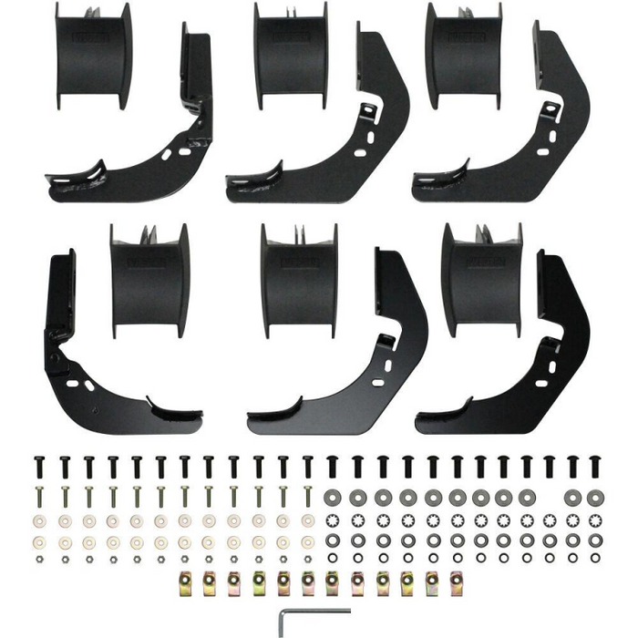 Westin PRO TRAXX 5 Oval Step Nerf Bars Black Steel Model 21-53725