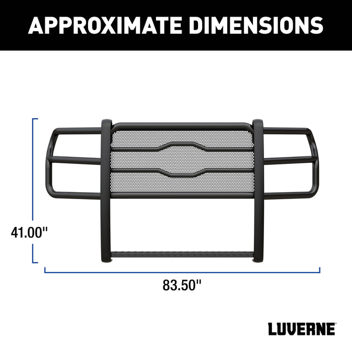 Luverne  Prowler Max Black Steel Grille Guard Select Chevrolet Silverado 2500 3500 HD Model 321803