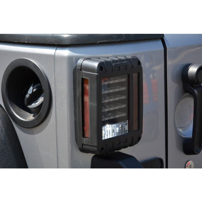 DV8 Offroad 2007-2018 Jeep Wrangler JK JKU Led Tail Lights Model TLJK-02