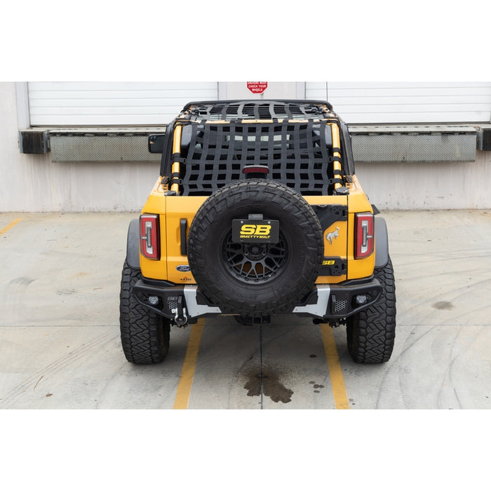 Smittybilt C-RES2 HD Cargo Restraint System - 2" Black Diamond Web (21+ Bronco 4DR) Model 591135