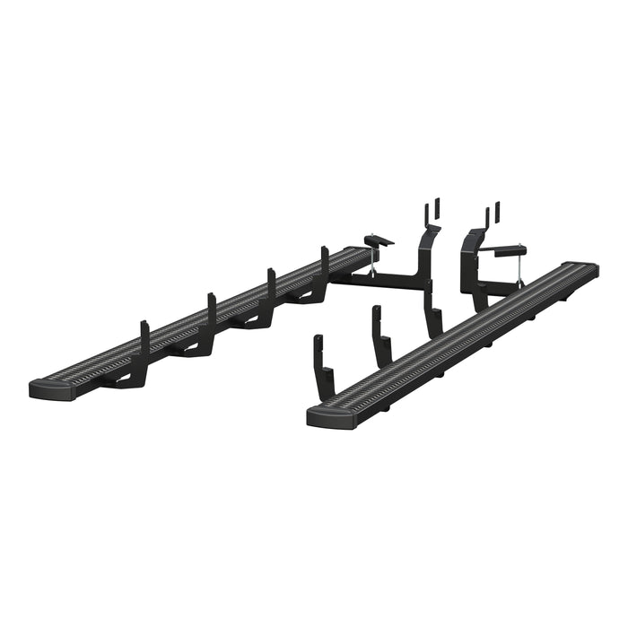 Luverne Grip Step 7" x 125" Aluminum W2W Running Boards Select Silverado Sierra HD Model 415125-401449