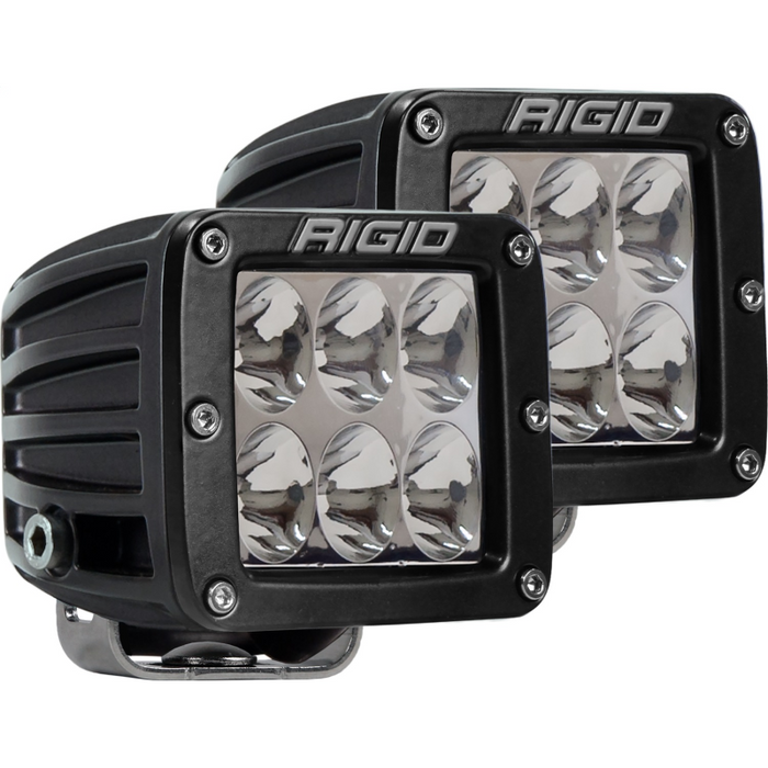 Rigid Industries D-Series PRO LED Light, Driving Optic, Surface Mount, Black Housing, Pair Model 502313