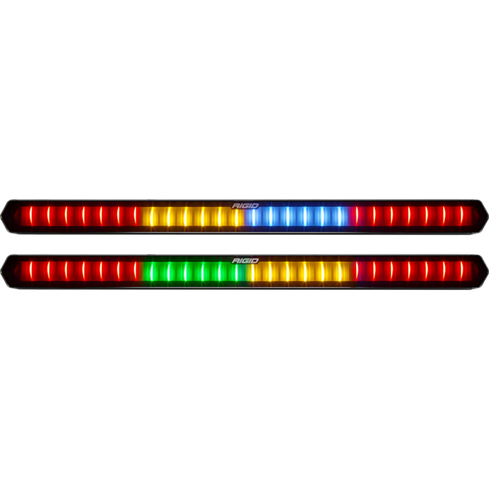 Rigid Industries Chase Rear Facing 27 Mode 5 Color LED Light Bar 28 Inch, Tube Mount Model 901801