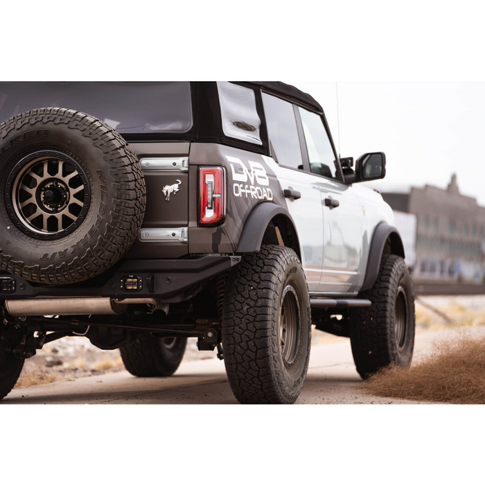 DV8 Offroad 4-Door OE Plus Series Running Boards Model SRBR-02
