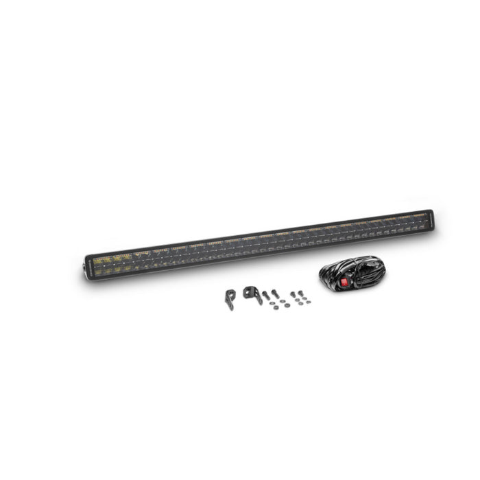 Go Rhino Blackout Series DOUBLELINE 40" Double Row Light Bar w/Amber LEDs Model 754004012CDS