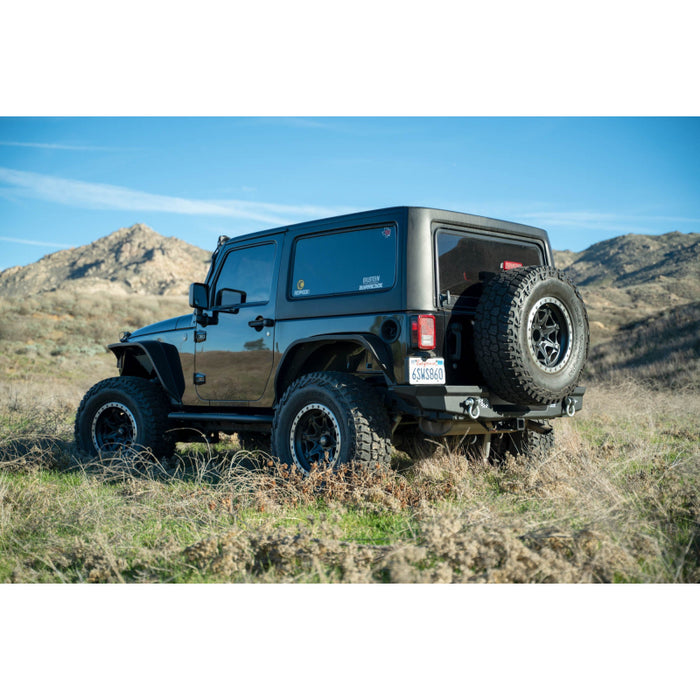DV8 Offroad 2007-2018 Jeep Wrangler JK JKU Mto Series Rear Bumper Model RBJK-13
