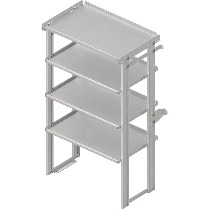 Hackney Base Shelving Module with Ladder Top and 3 Shelves - 23D x 36W x 60.5H Model 2336LB