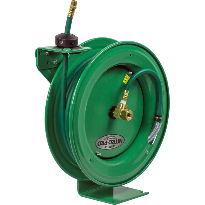 Coxreels Nitro-Pro® Series Spring Driven Nitrogen Hose Reel 3/8 in. x 50 ft. - Hose Included 300 PSI Model P-NP-350