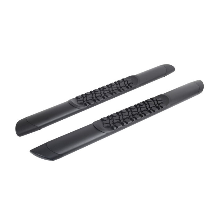 Go Rhino V-Series V3 Aluminum Step Nerf Bars and Mounting Brackets Kit Textured Black Model V3492652T