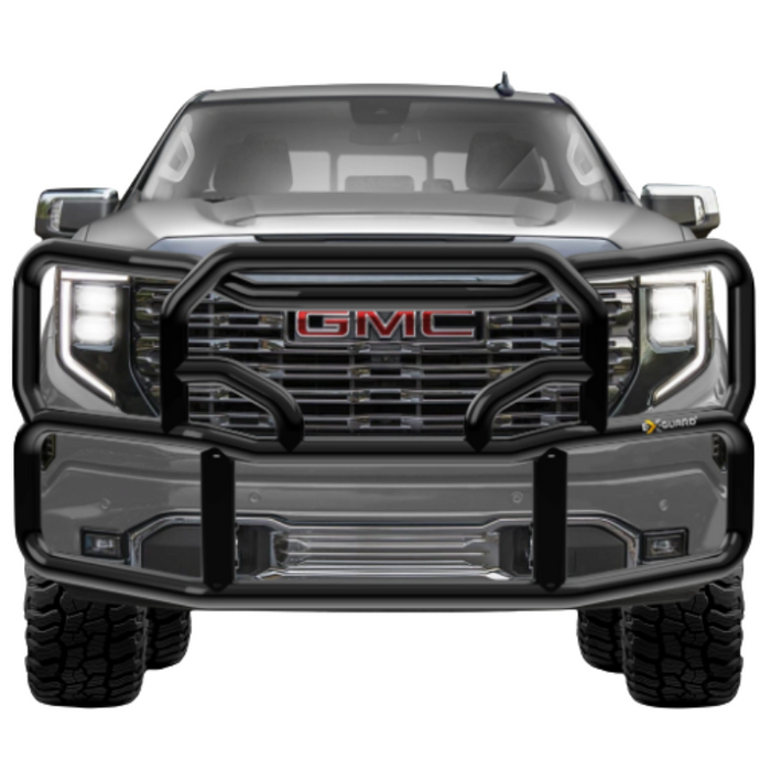 Ex-Guard Kit Extreme-Duty Full-Height Coverage Black Grille Guard Kit w/ Mounting Bracket Model HX-50BG3-GM1519-MB-19HX-GM15