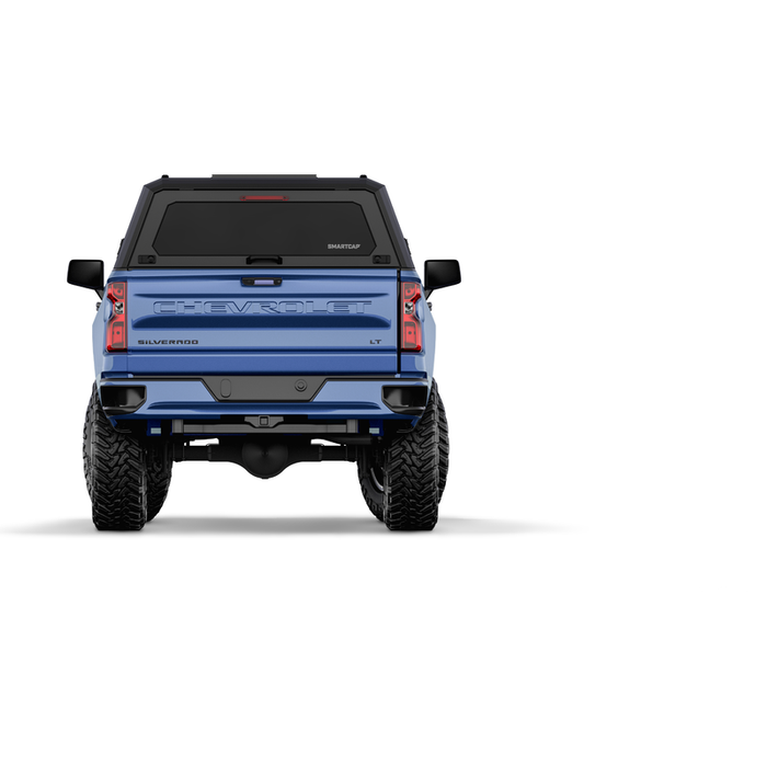 SmartCap Matte Black Truck Bed Cap EVOa Adventure Series w/ Horizontal Locks Model EA0109-MB