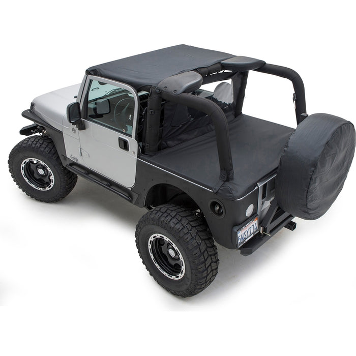 Smittybilt XRC Front Tube Fender Pair - Textured Black (97-06 TJ) Model 76872