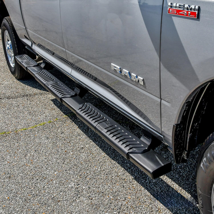 Westin R5 M-Series Wheel-to-Wheel Step Nerf Bars Textured Black Steel Model 28-534785