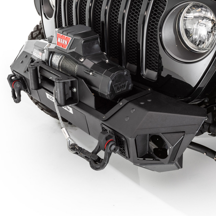 Go Rhino Trailline Winch Ready Front Stubby Bumper For Jeep Model 230111T