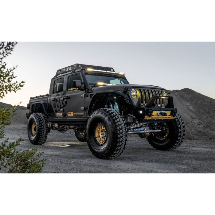 Bodyguard Gladiator Fender System - Narrow Version Front And Rear Liners And Fender Flares Texture Black Powder Coat Model 51351T